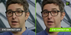Nvidia Eye Contact Broadcast 